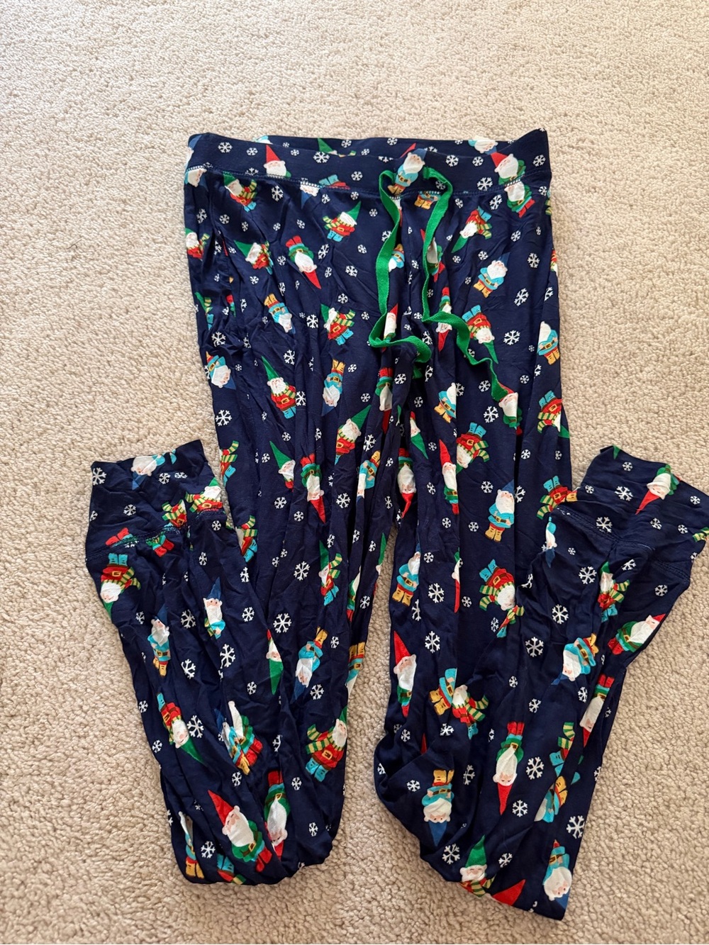 Novogratz sleep gnome Christmas joggers